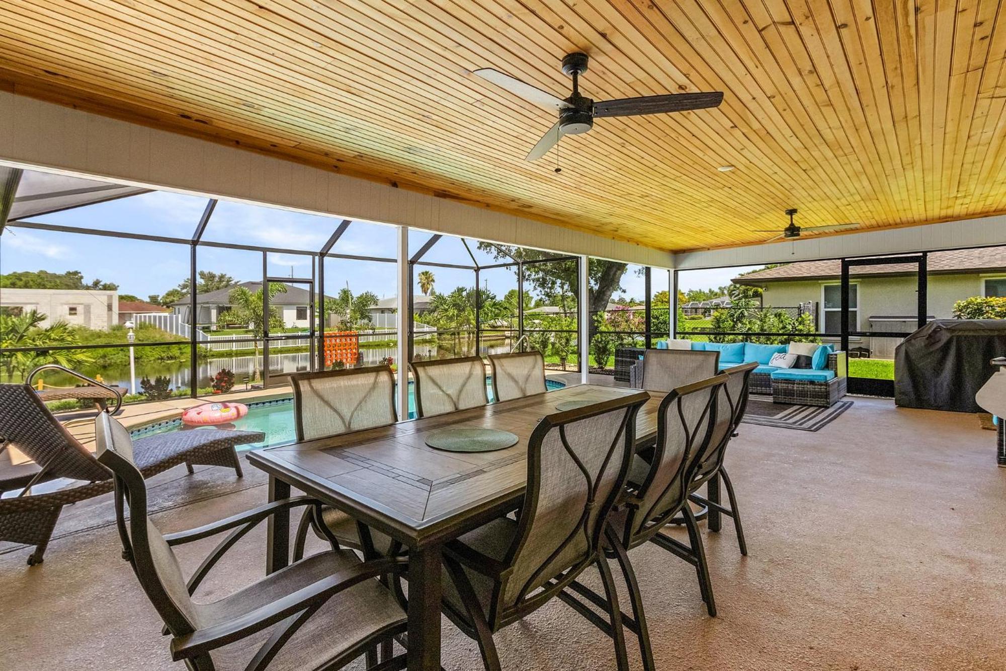 קייפ קורל Cozy Retreat, Heated Pool, Water Canal, Bikes,3 Bedroom מראה חיצוני תמונה